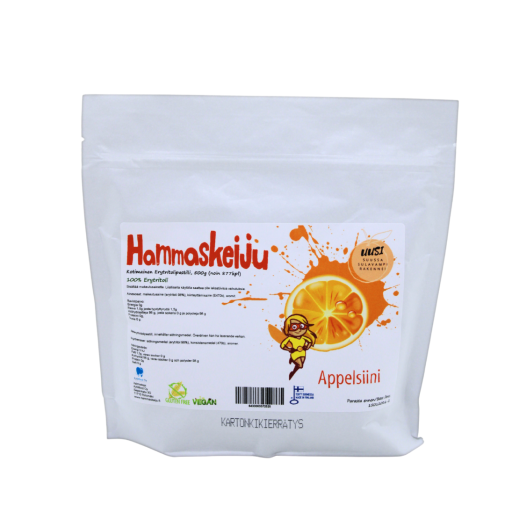 Hammaskeiju Appelsiini (erytritoli) 500 g